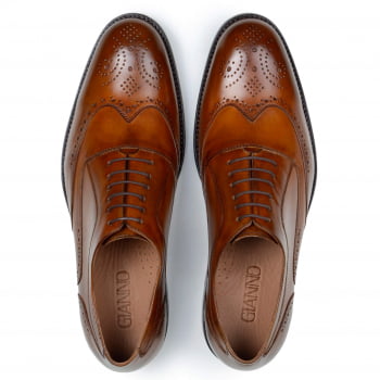 Sapato Masculino Oxford Vittorio Caramelo