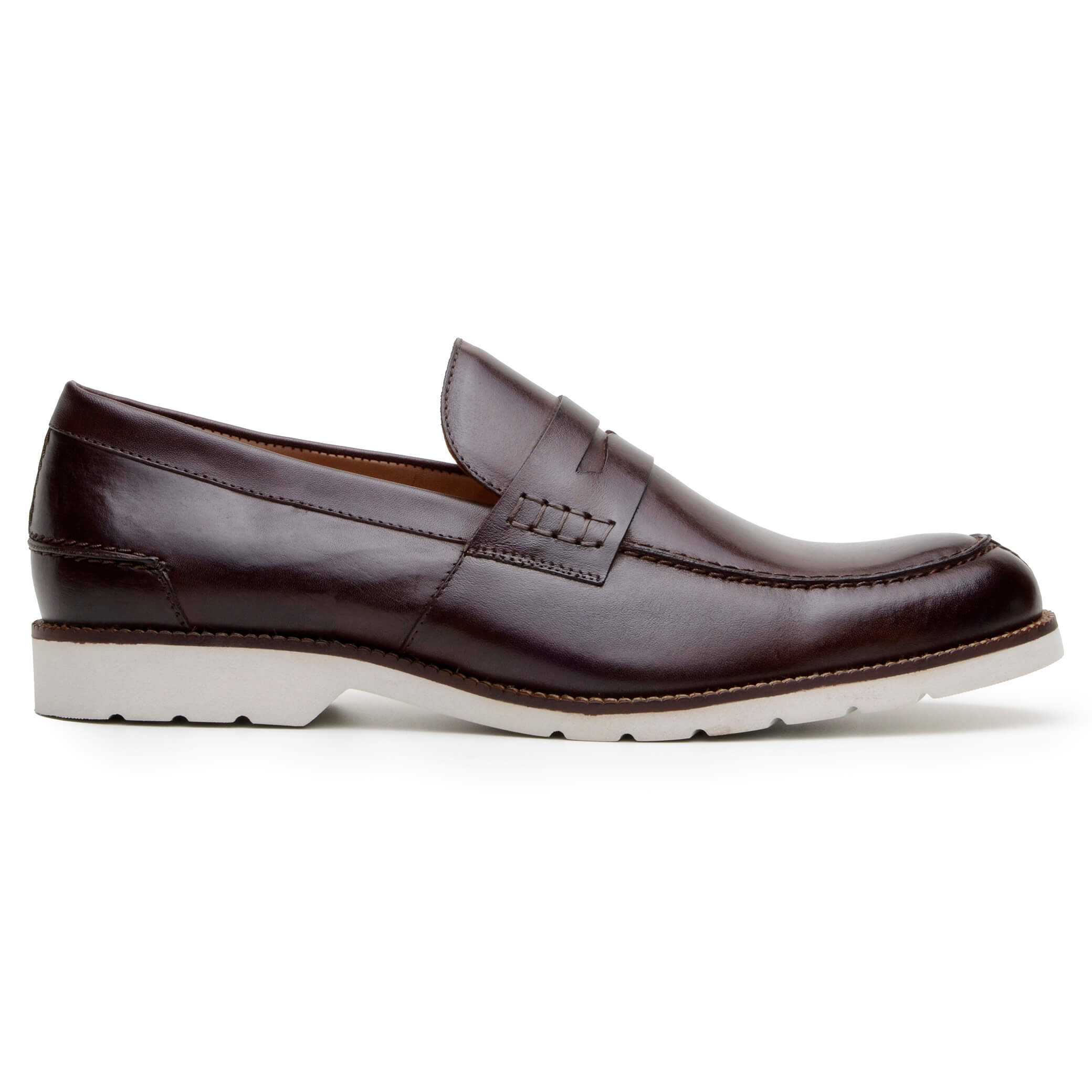Sapato Masculino Loafer Palermo Café - GIANNO
